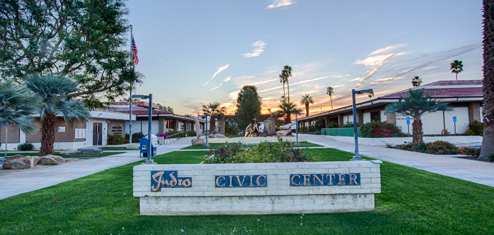 Indio Civic Center sign